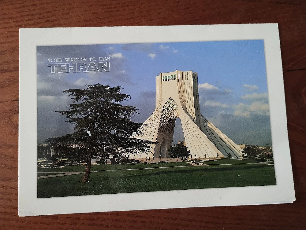 254. Ilustrată Azadi Square, Teheran, Iran, 2003