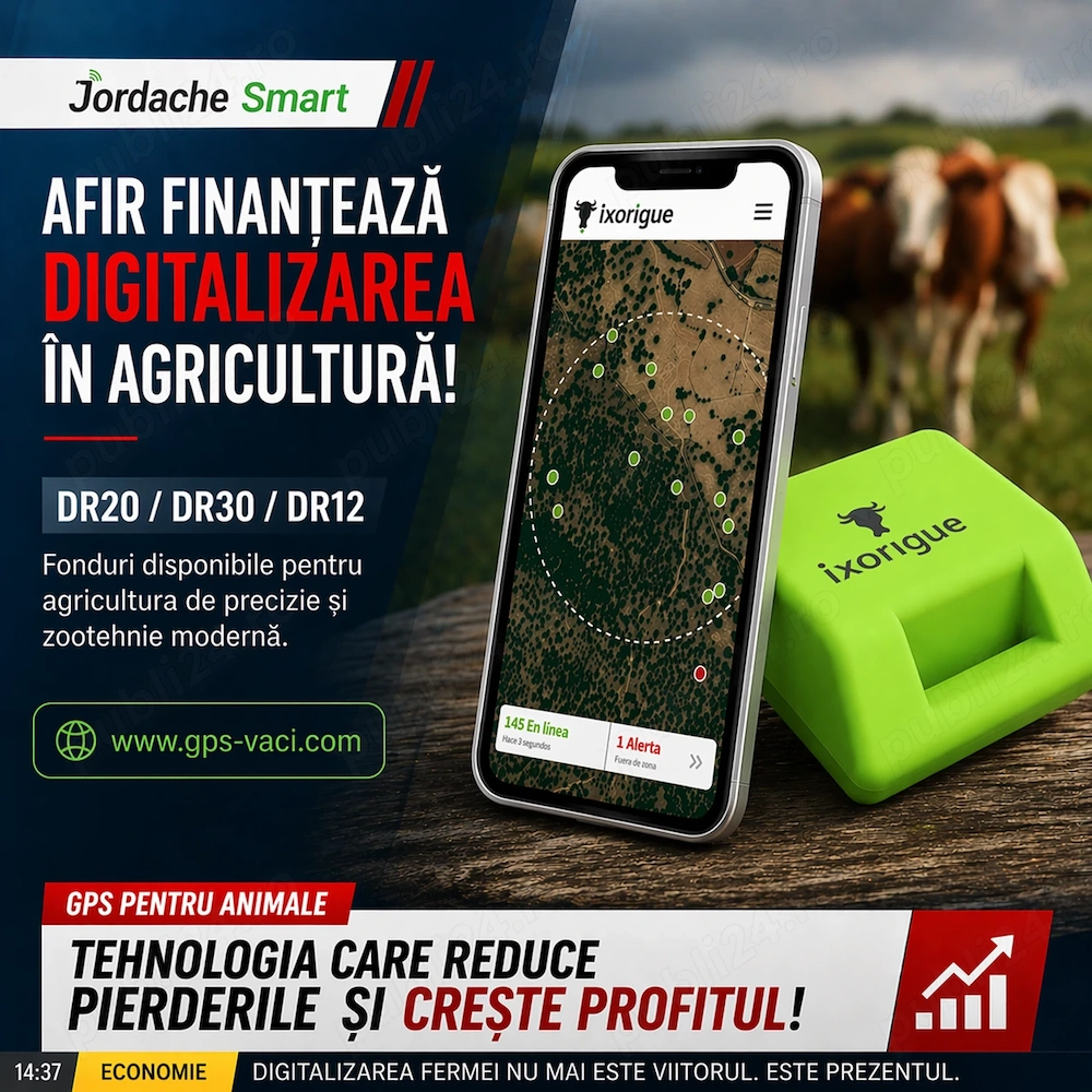 GPS vaci oi. Agricultura de precizie