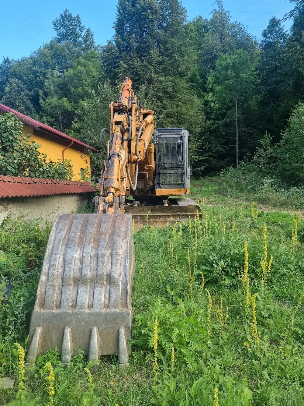 Excavator pe senile cu lama Case CX 135 SR