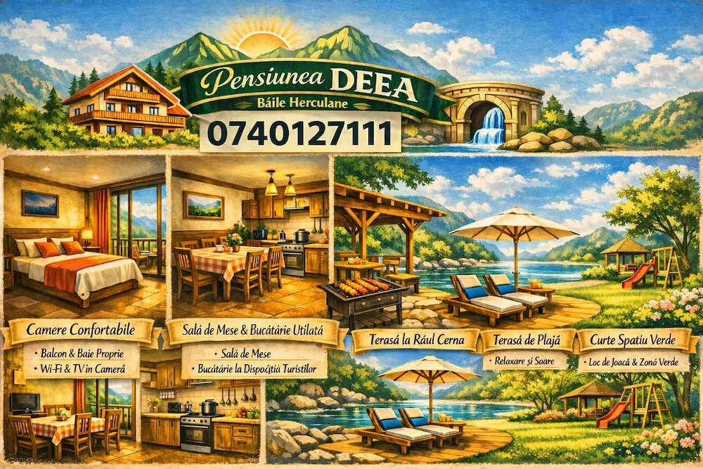 Angajez camerista la o pensiune din zona centrala la Baile Herculane