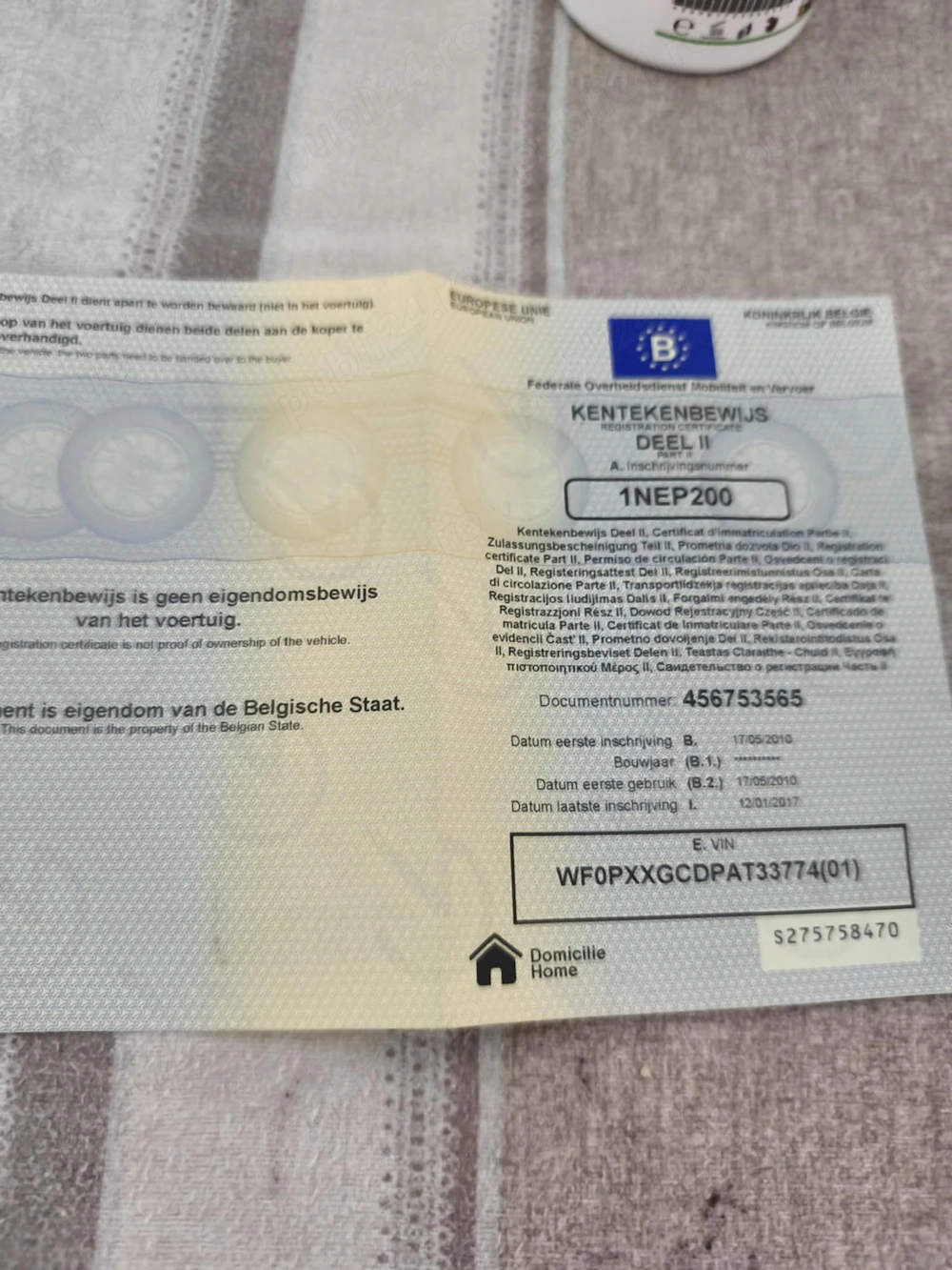 Vând autoturism marca ford 