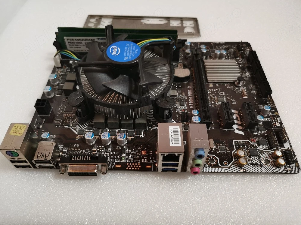 Placă de bază MSI, Procesor Intel i3, 8gb DDR4