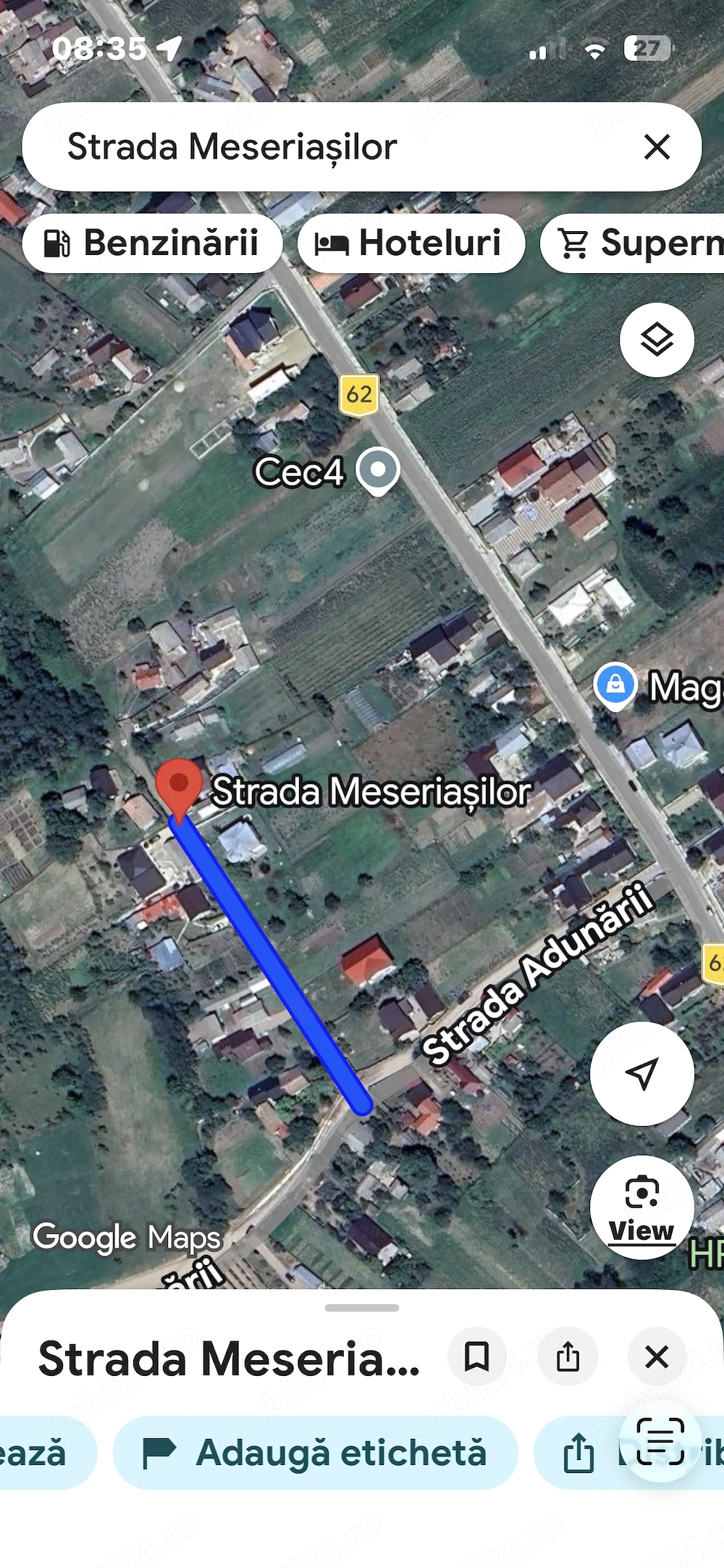 Vand teren intravilan 12000 mp Salcea