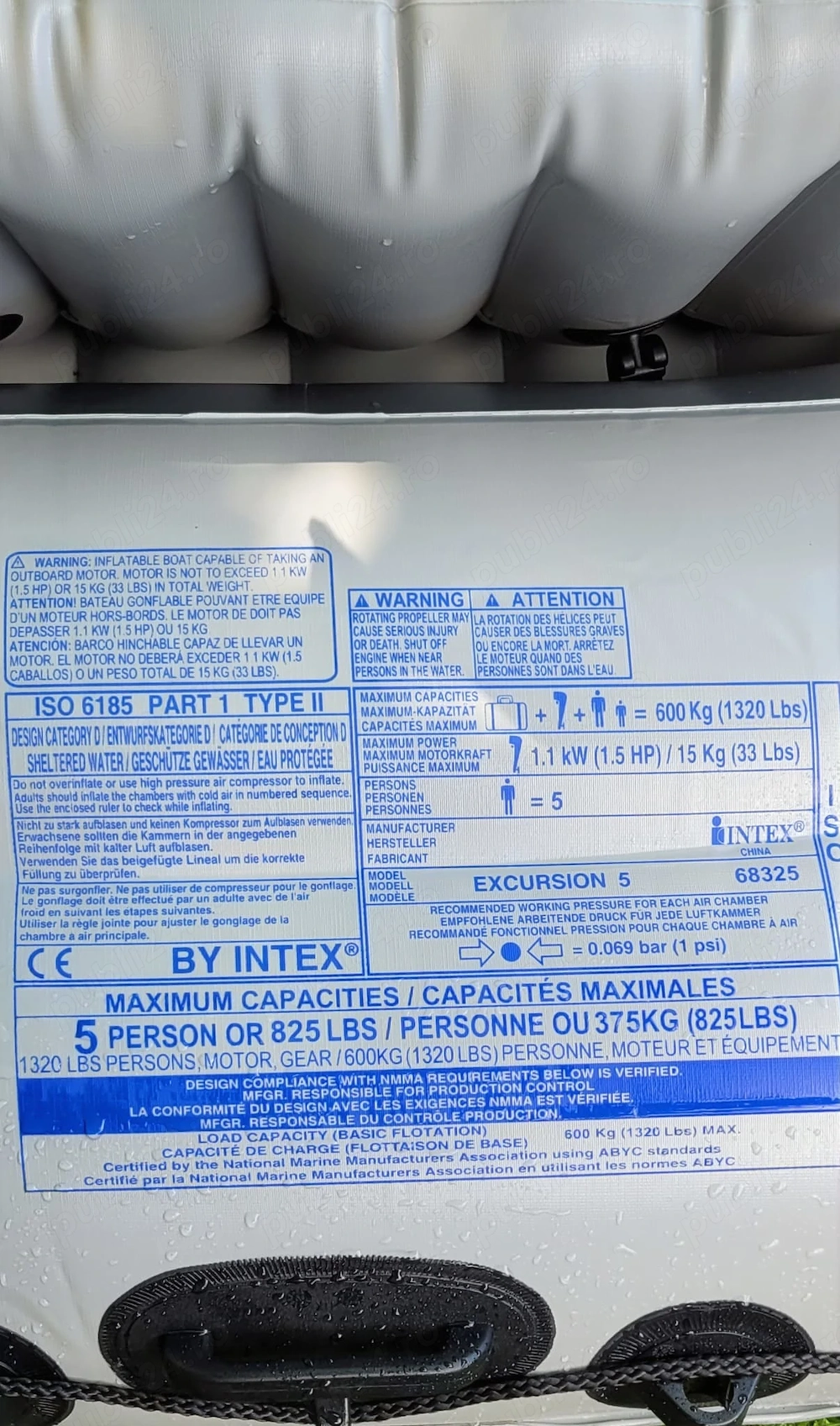 Barca gonflabila Intex Excursion 5