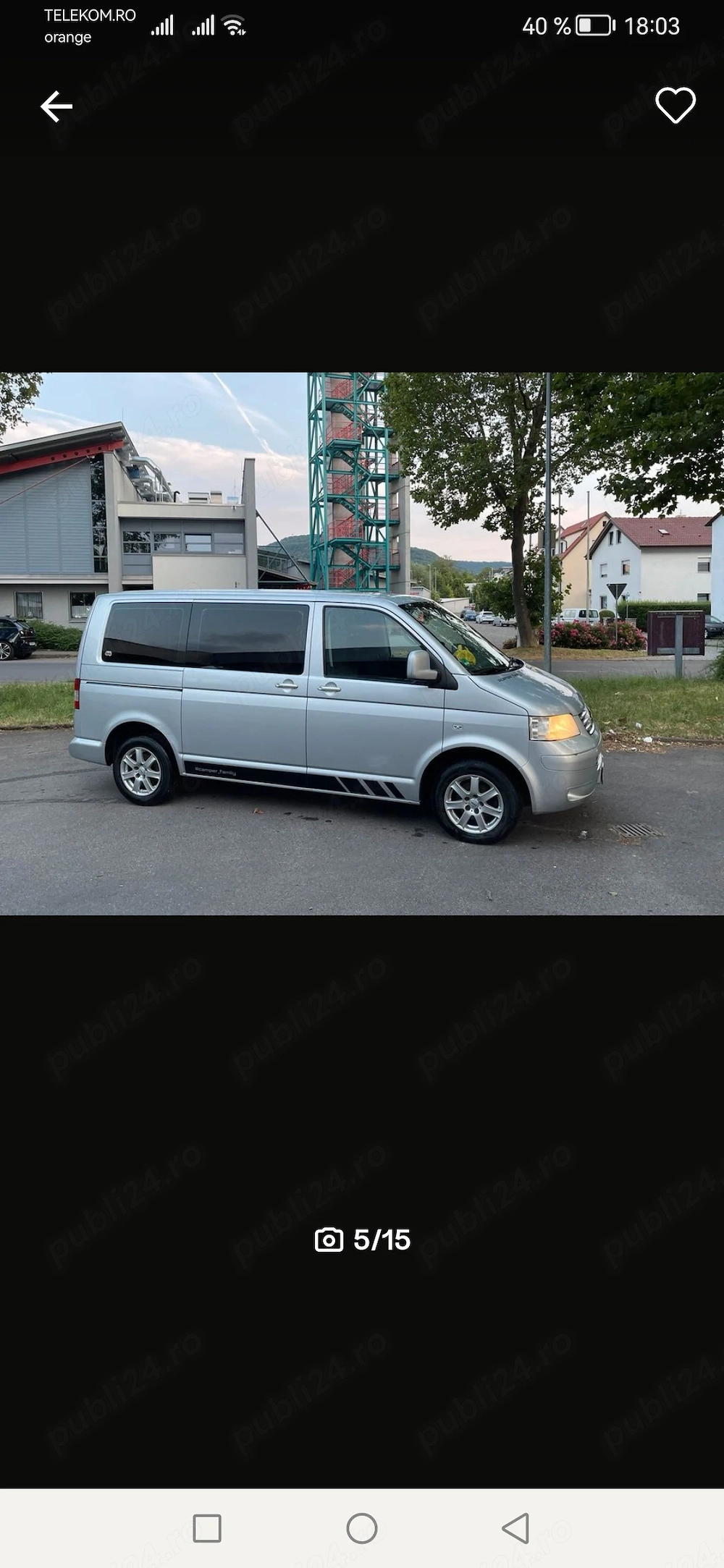 Roti vw T5 caravelle multivan transporter aduse acum Germania 