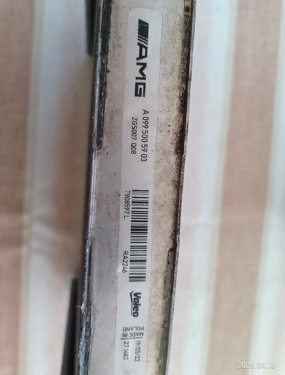 Radiator mic Mercedes 