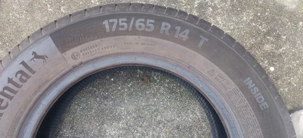 Set 4 Anvelope Vară Continental UltraContact 175/65 R14 T - DOT 2022