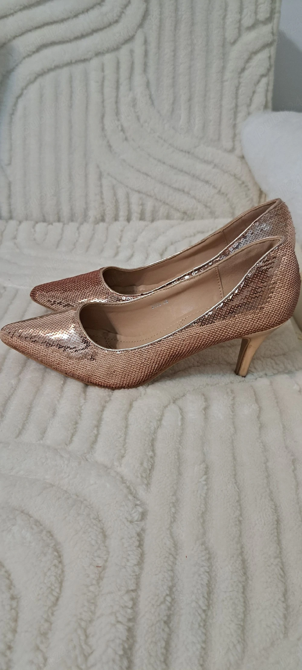 pantofi eleganti cu paiete marimea 38