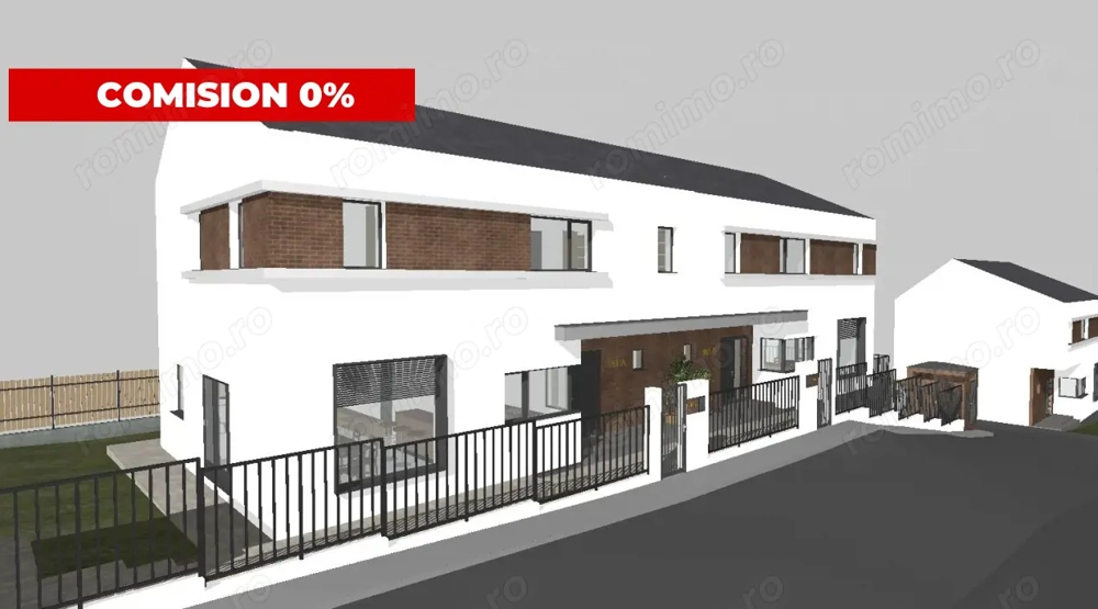 0% Comision – Duplex de vanzare , 126 mp ,  280  mp teren,  strada Câmpului