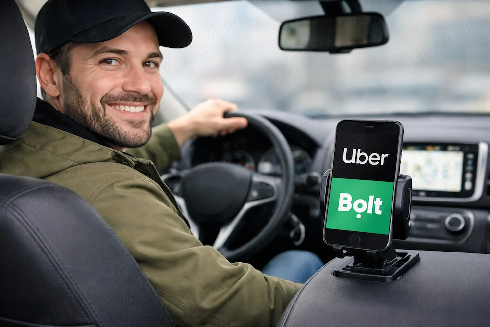 Angajăm Șoferi Uber Bolt   Flotă Parteneră Autorizată   Comisioane Avantajoase