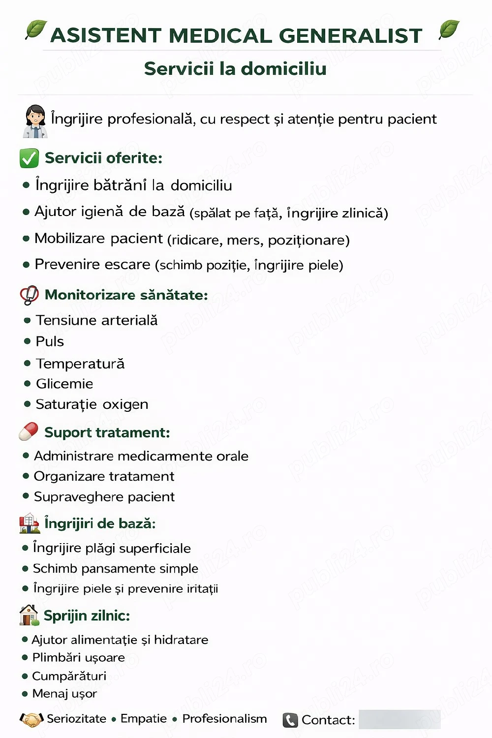 Ingrijire batrani la domiciliu