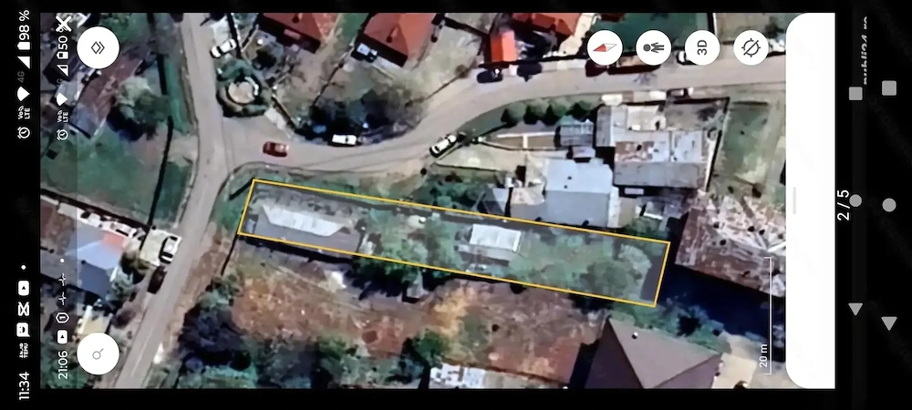  800 mp în centrul Mihăilești, aproape de lac, loc ideal pentru construcție