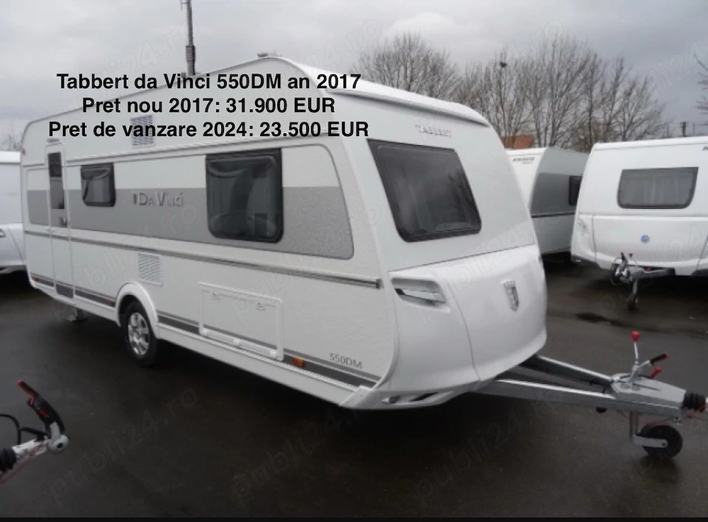 Rulotă Tabbert Da Vinci 550 DM   6 locuri, super echipată, ideală pentru familie