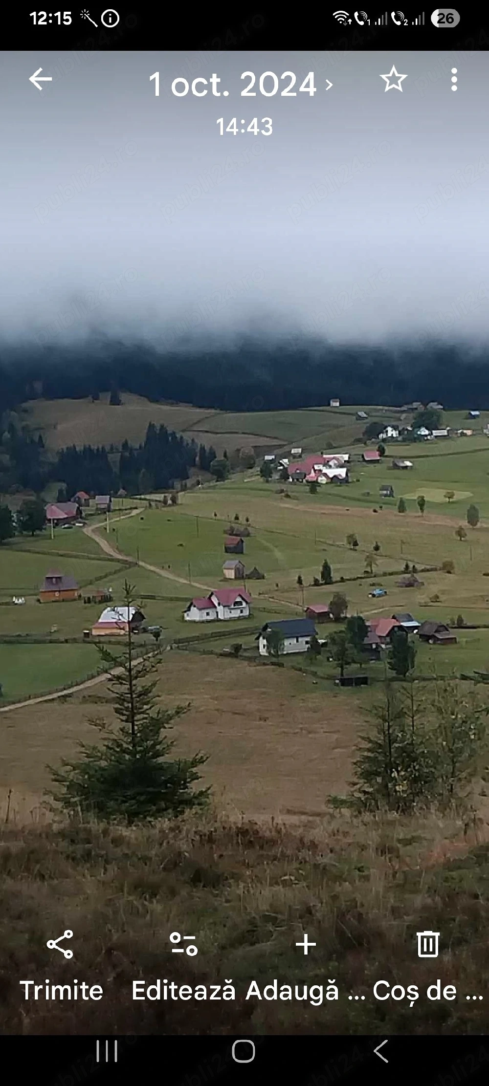 teren pentru cabană 