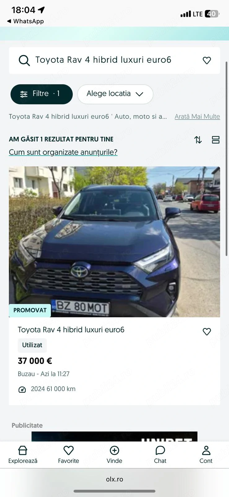 Toyota rav 4 luxury hibrid 2024