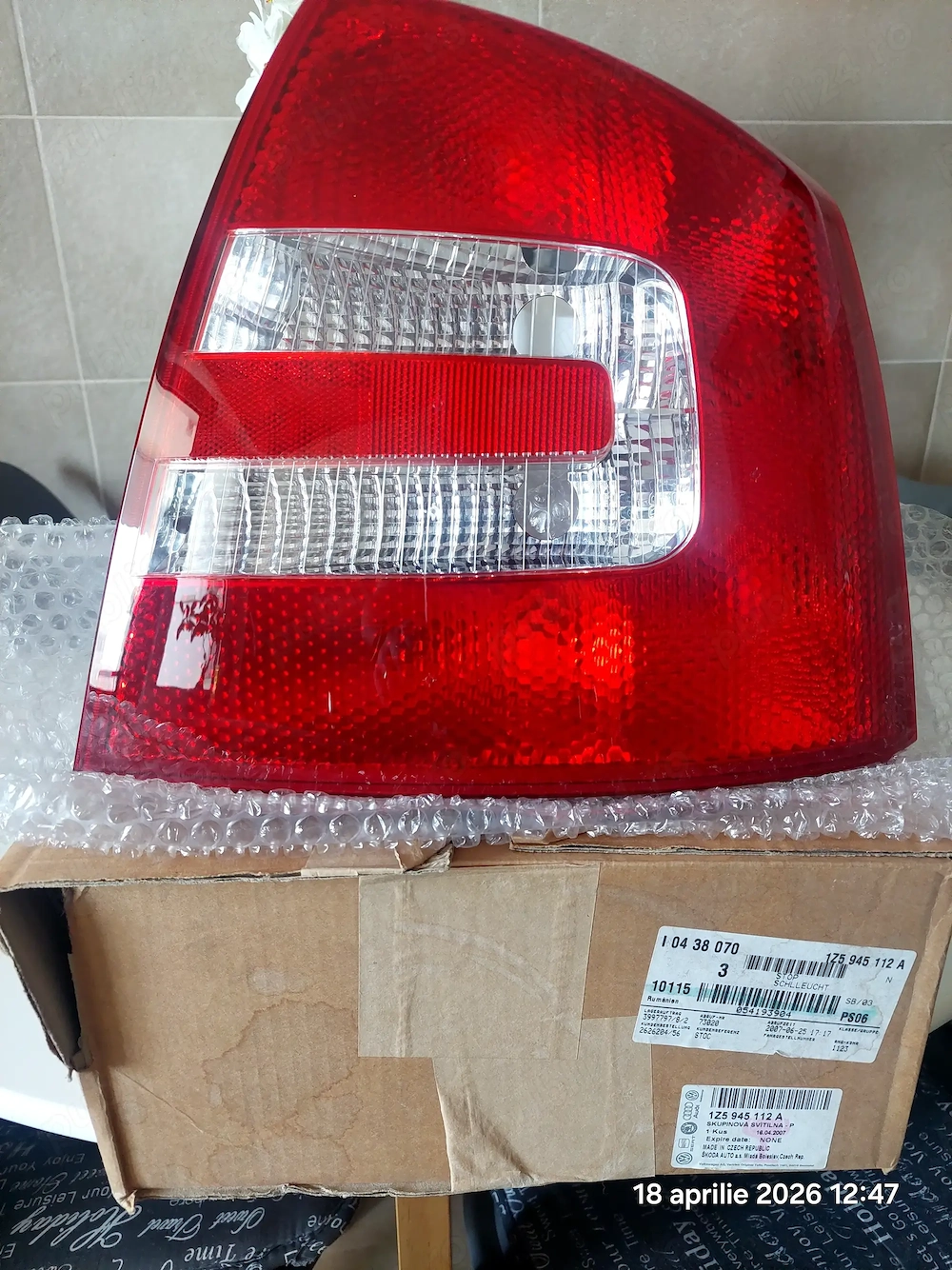 lampa spate Octavia 2