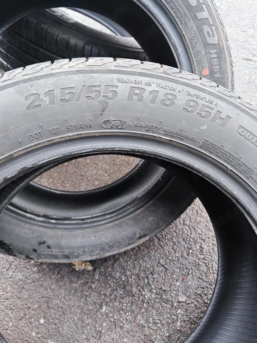 Vând cauciucuri Kumho 215 55 R18