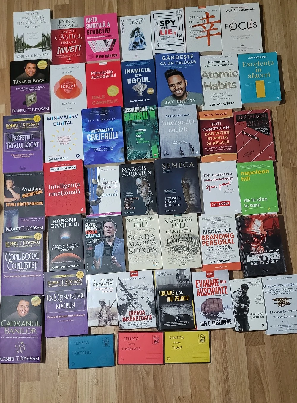 43 carti dezvoltare personală, business, filozofie, istorie
