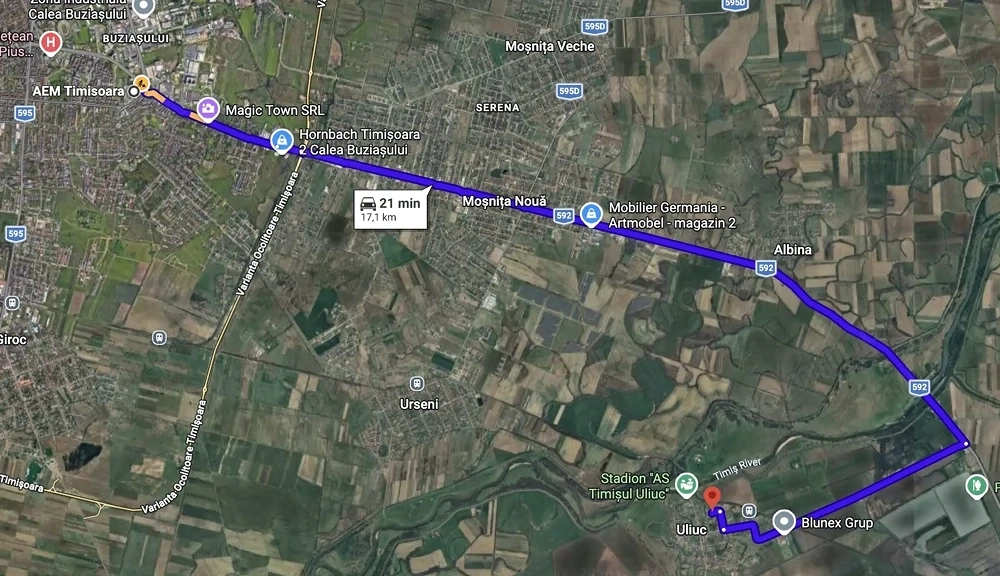 Vand teren de 2867mp in localitatea Uliuc