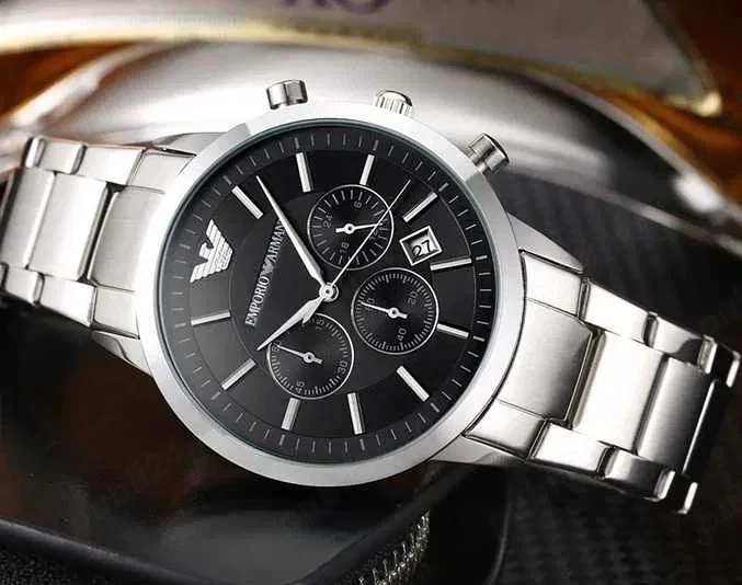CEAS Armani Premium Black Chronograph Elegant -NOU 2026 !!!