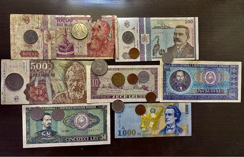 Bancnote si monede vechi