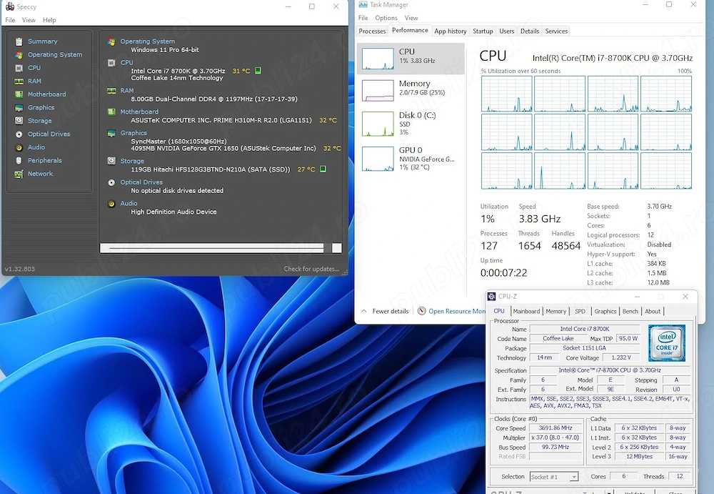 Procesor I7 8700K socket 1151 versiunea 2