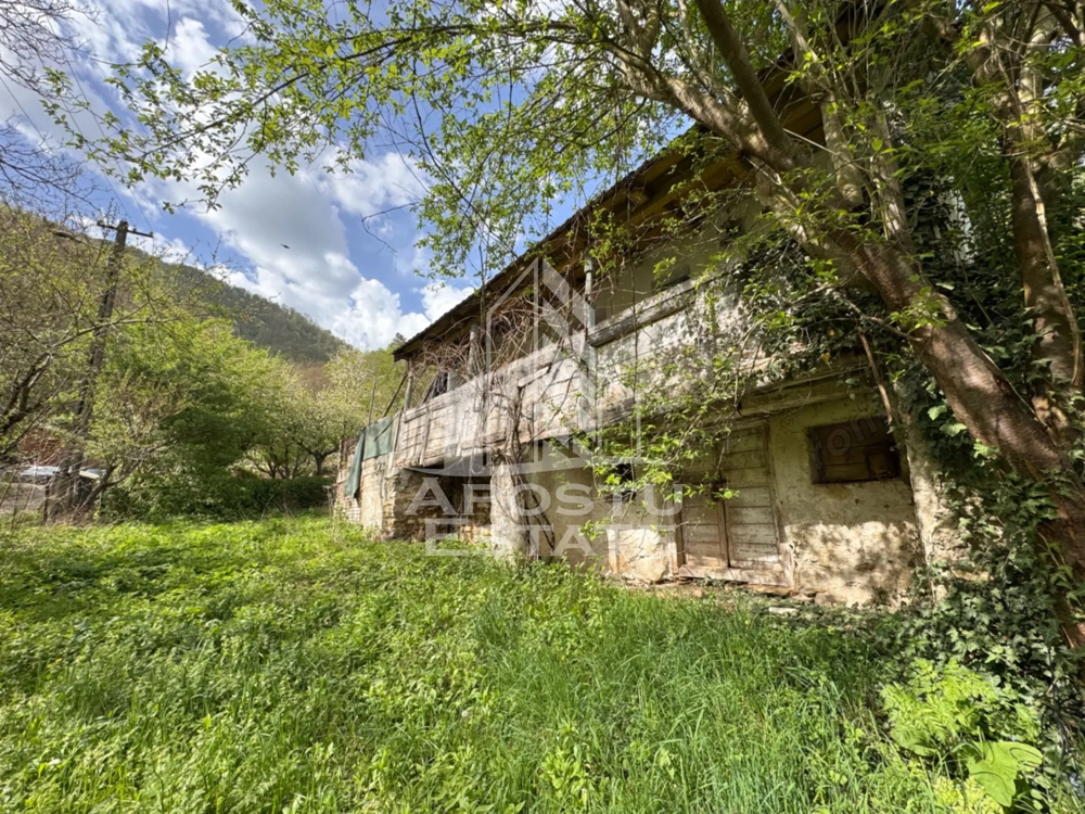 Casa batraneasca cu 2 camere, vedere panoramica, in Toplita, Hunedoara
