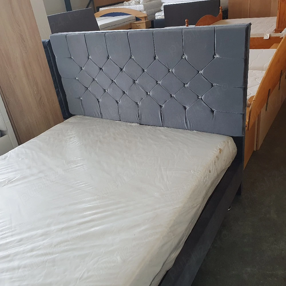 Pat dormitor tapițat 1.40m 2m