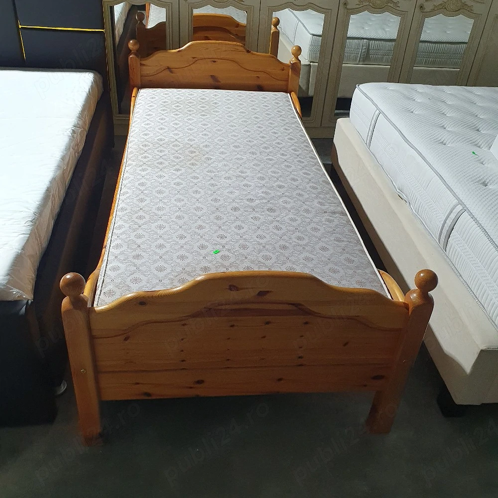 Pat dormitor 1 persoana masiv 