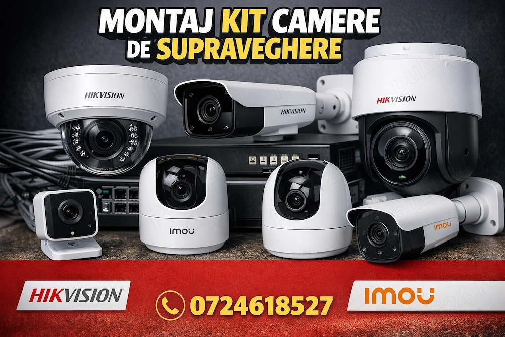 Montaj camere supraveghere 