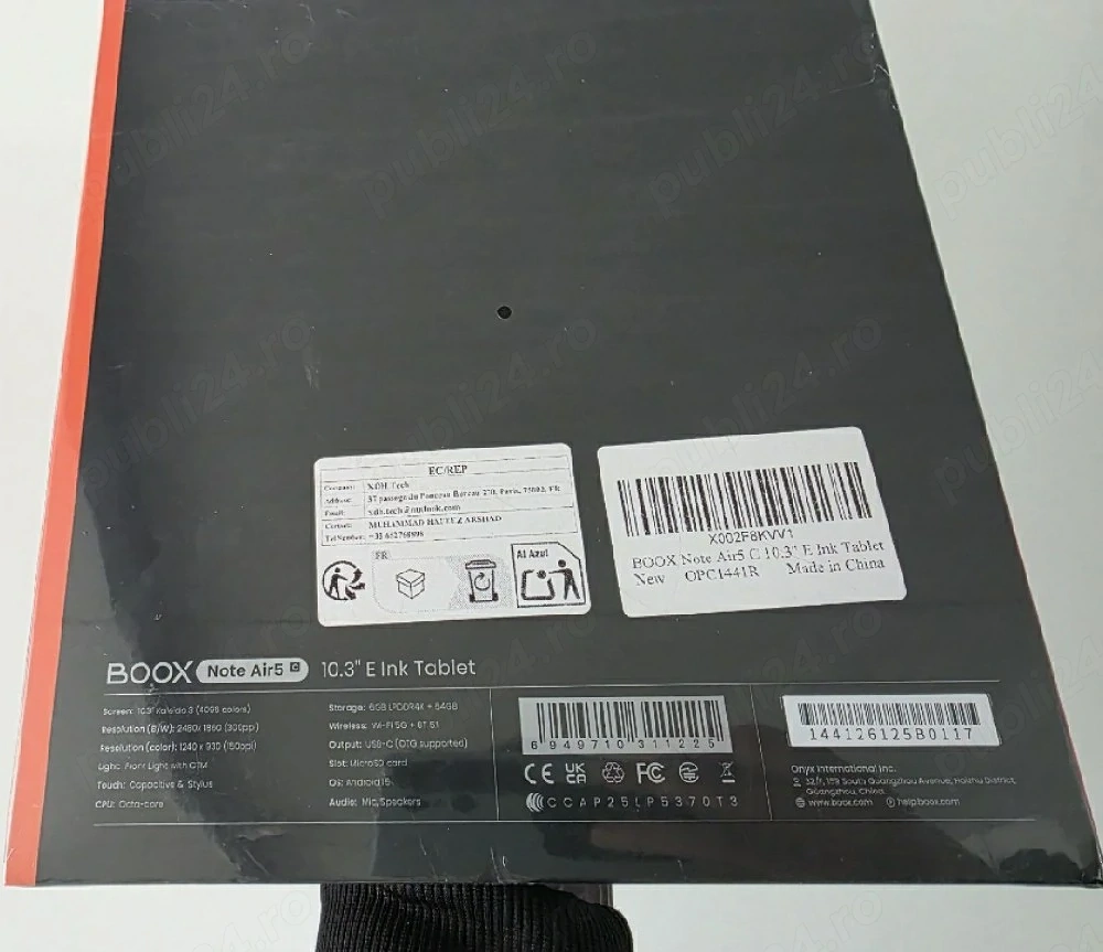 Boox Air5 Color 10.3 Inch Nou Sigilat