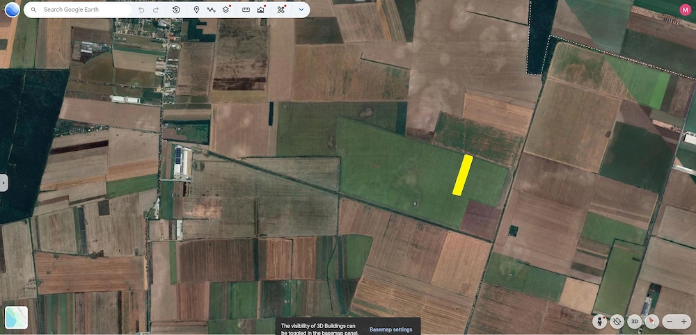 Afumati - Consultech Calipso, vanzare 18.700 mp. teren cu deschidere de 40 m.