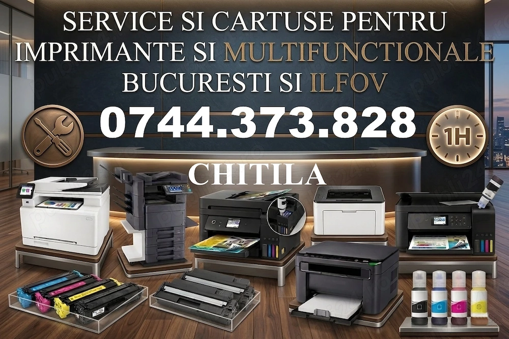 Service reparatii imprimante Chitila  Intervenții rapide la sediul firmelor in Ilfov 