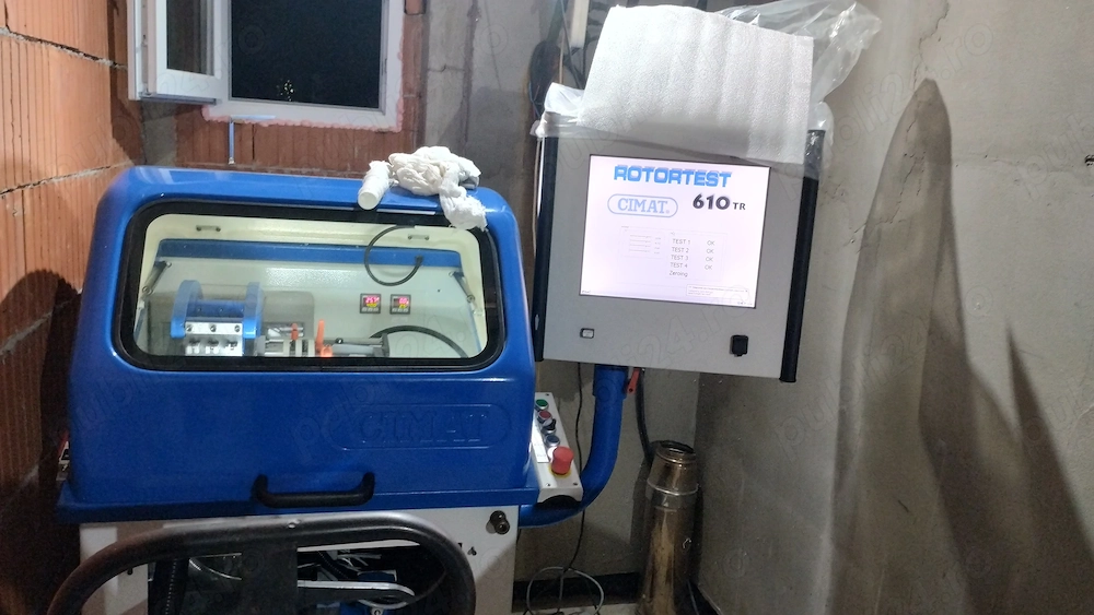 Aparatura (echipament-banc) reconditionat turbine