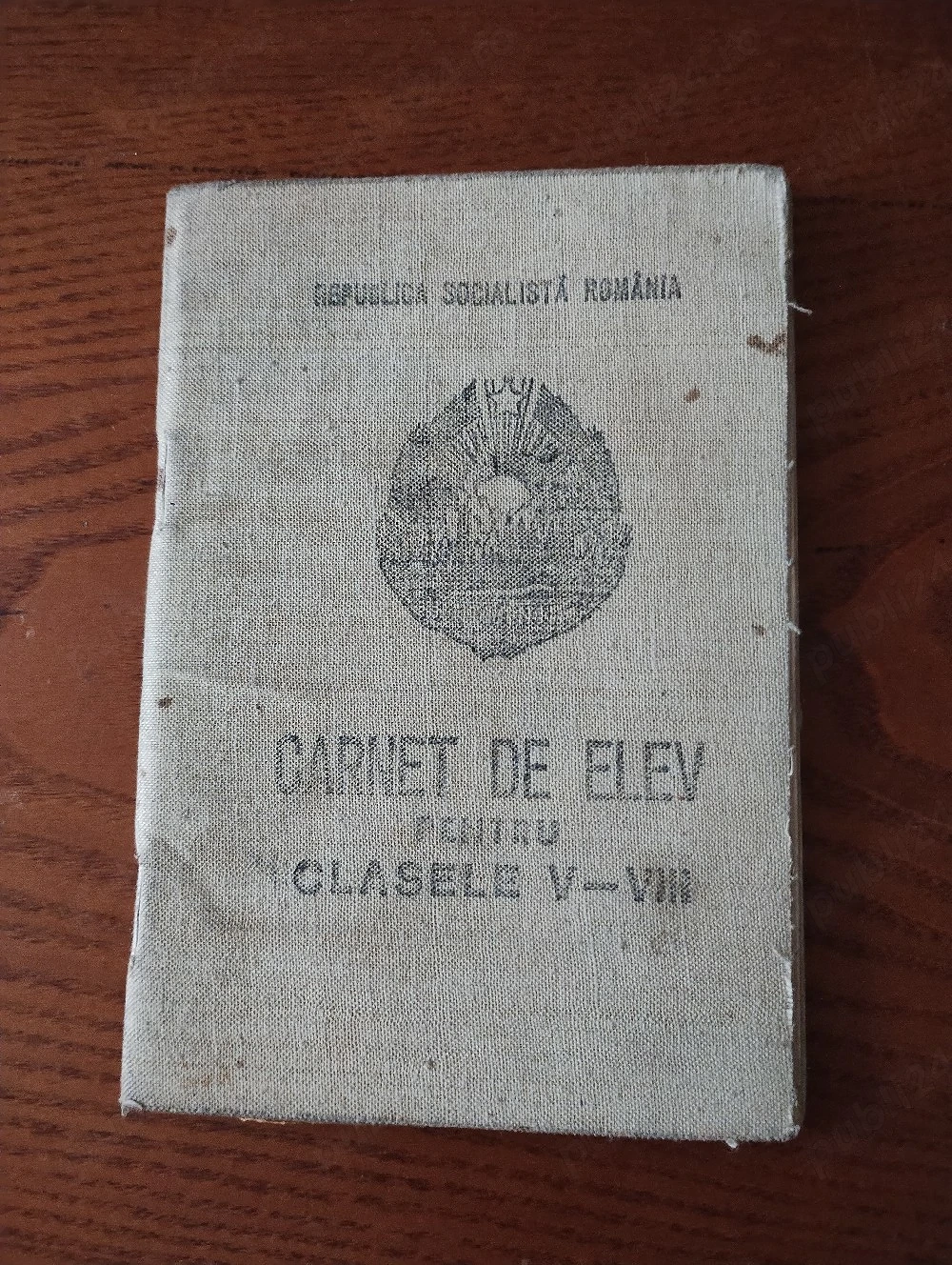 267. Carnet de elev, clasele V - VIII, 1982, Romania 