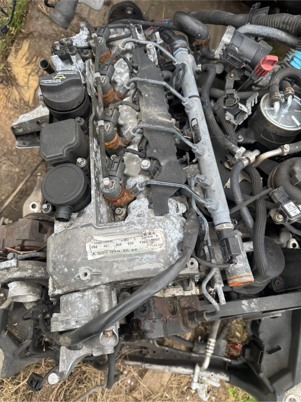 motor mercedes 2.2 cod motor 646