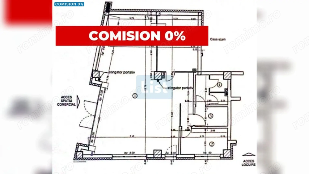 Spațiu Comercial 96mpu, la strada, Zona Gării, Comision 0%