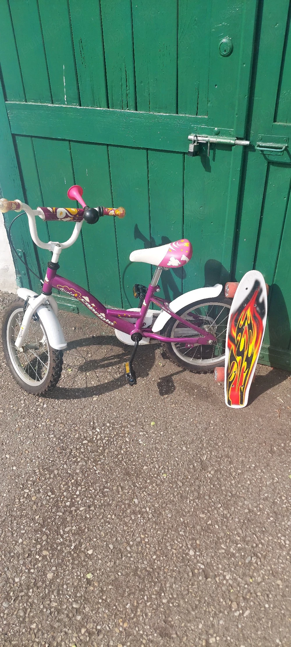 Bicicleta copii cu roata 16" + skateboard copii CADOU !!!
