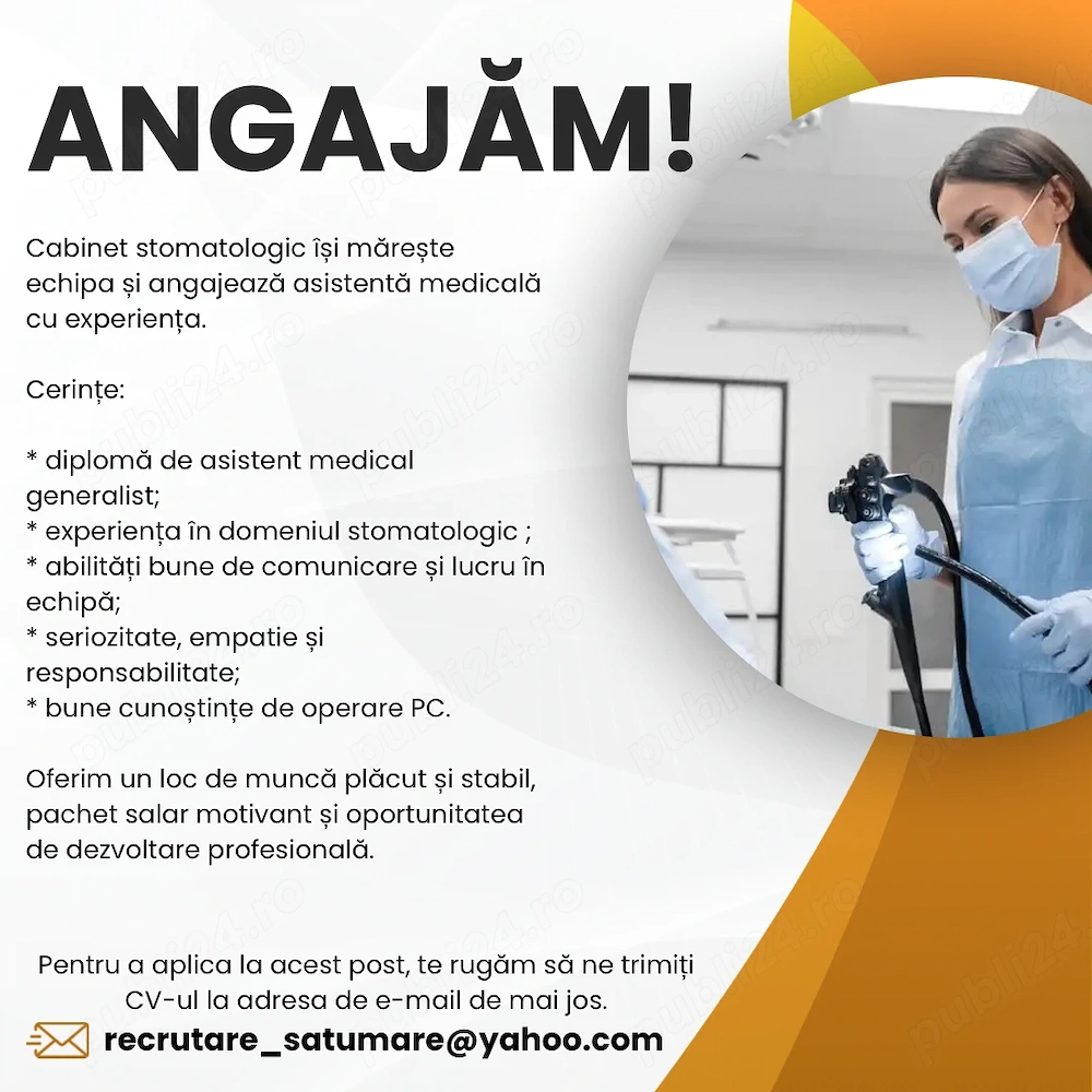 Asistenta medicală stomatologie