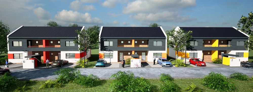 Duplexuri moderne P+E  în Baia Mare-zona str.Victoriei(str.Crizantemelor)