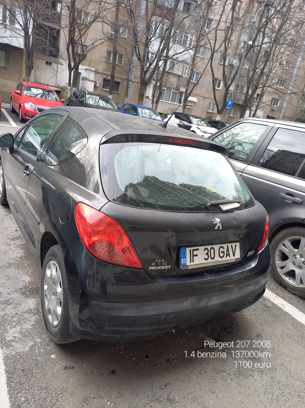 Peugeot 207 2009 benzina 1.4 itp și asigurare valabila 