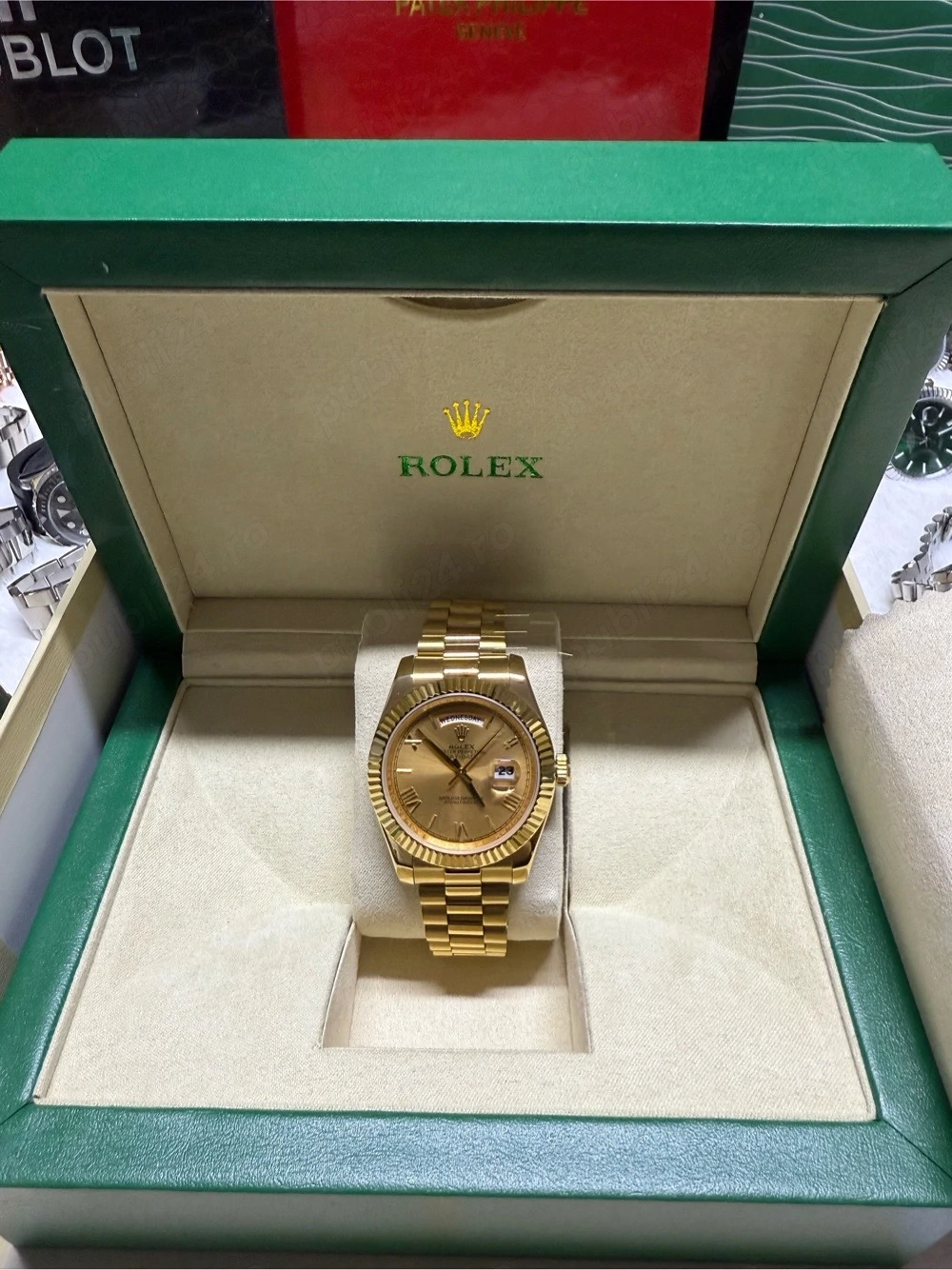 Vand ceas Rolex daydate full gold AUTOMATIC- full box