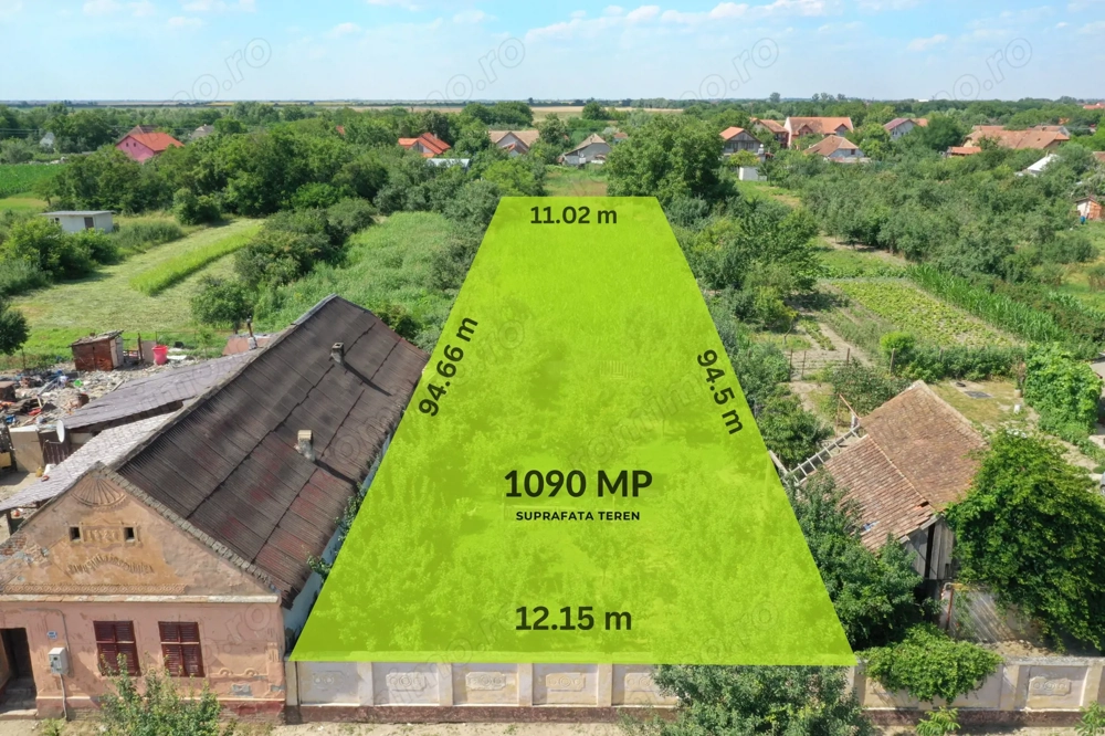 Intravilan | 1090mp-Toate Utilitatile | Aproape de Primarie-Comision 0