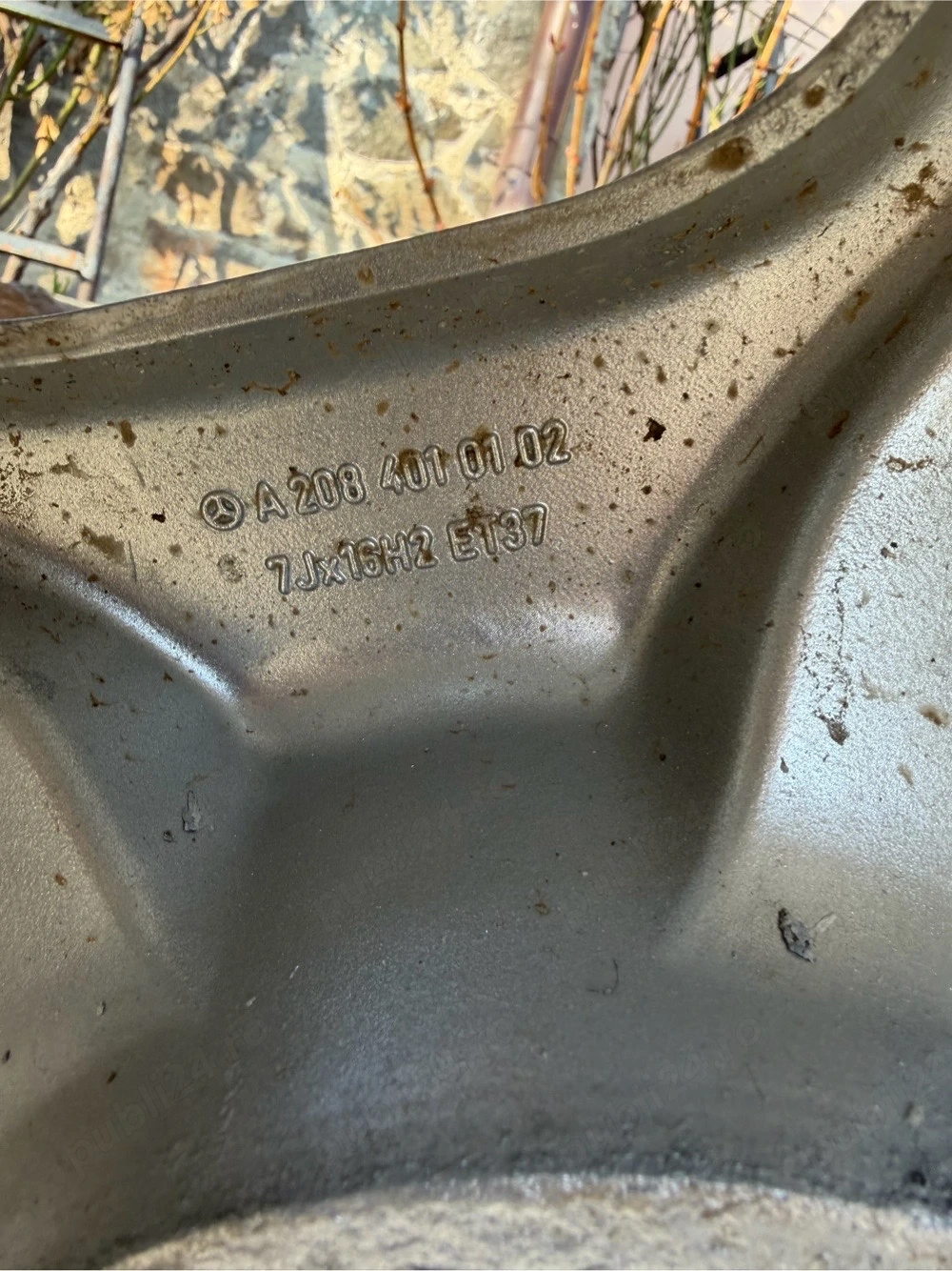 Jante RETRO originale Mercedes, R16, in stare buna. Livrare cu verificare