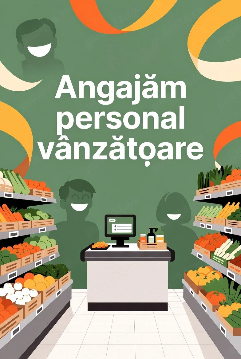 Angajam Vanzatoare   Casier Lucrator comercial