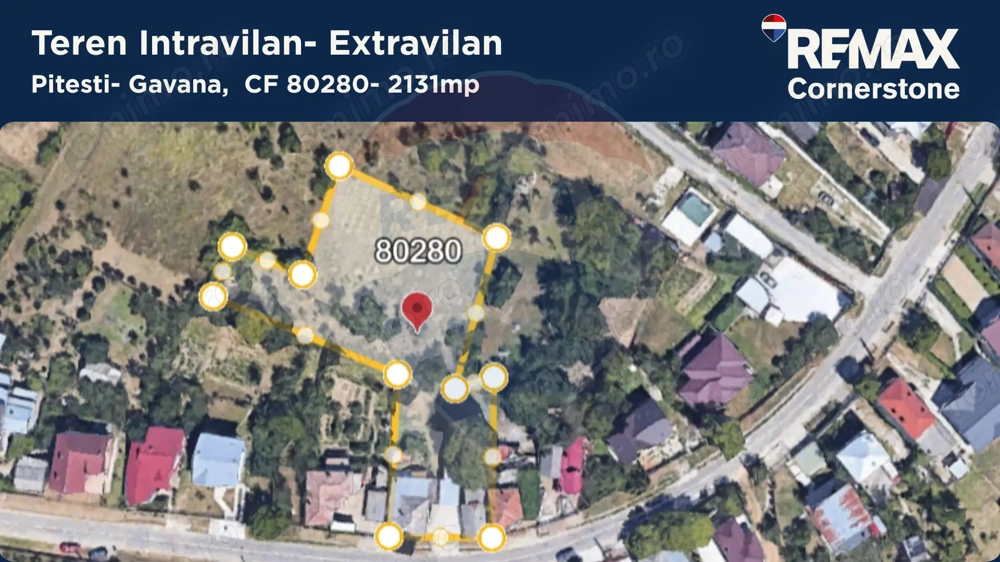 Teren de vânzare 2.131mp, Utilități branșate, Pitești– Găvana