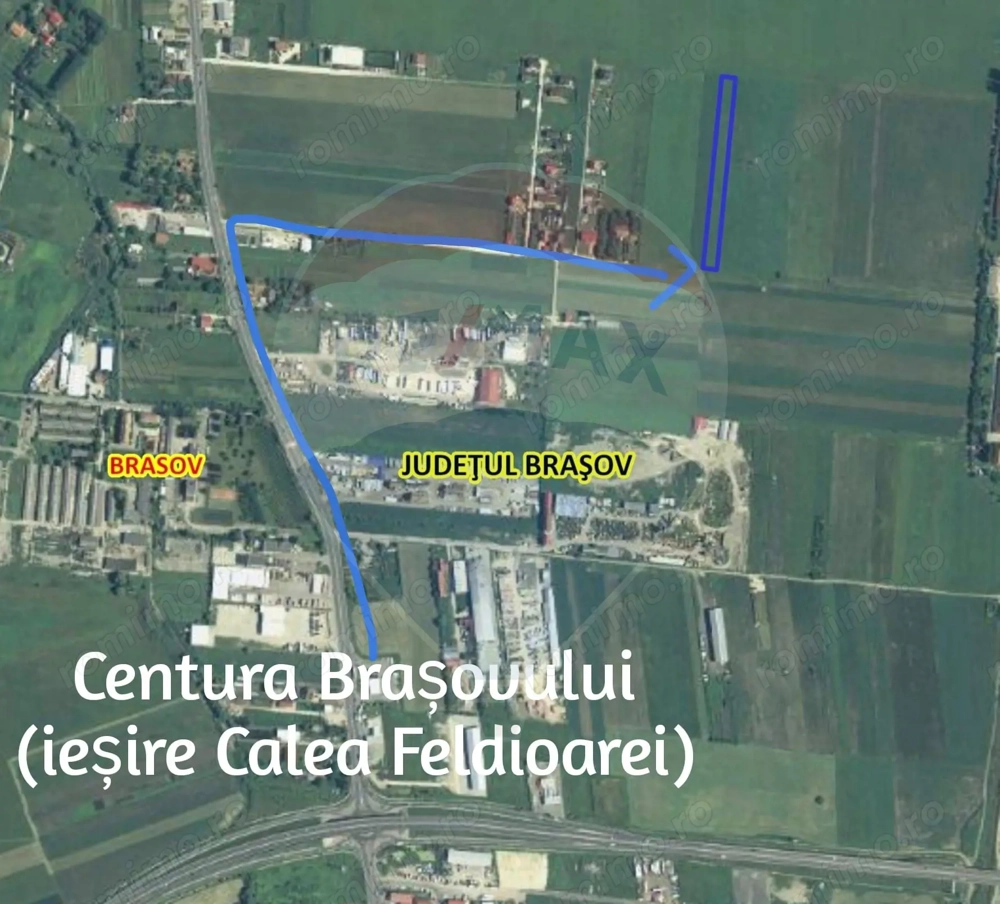 Teren 5460mp Brasov-Stupini / Strada Plaiului