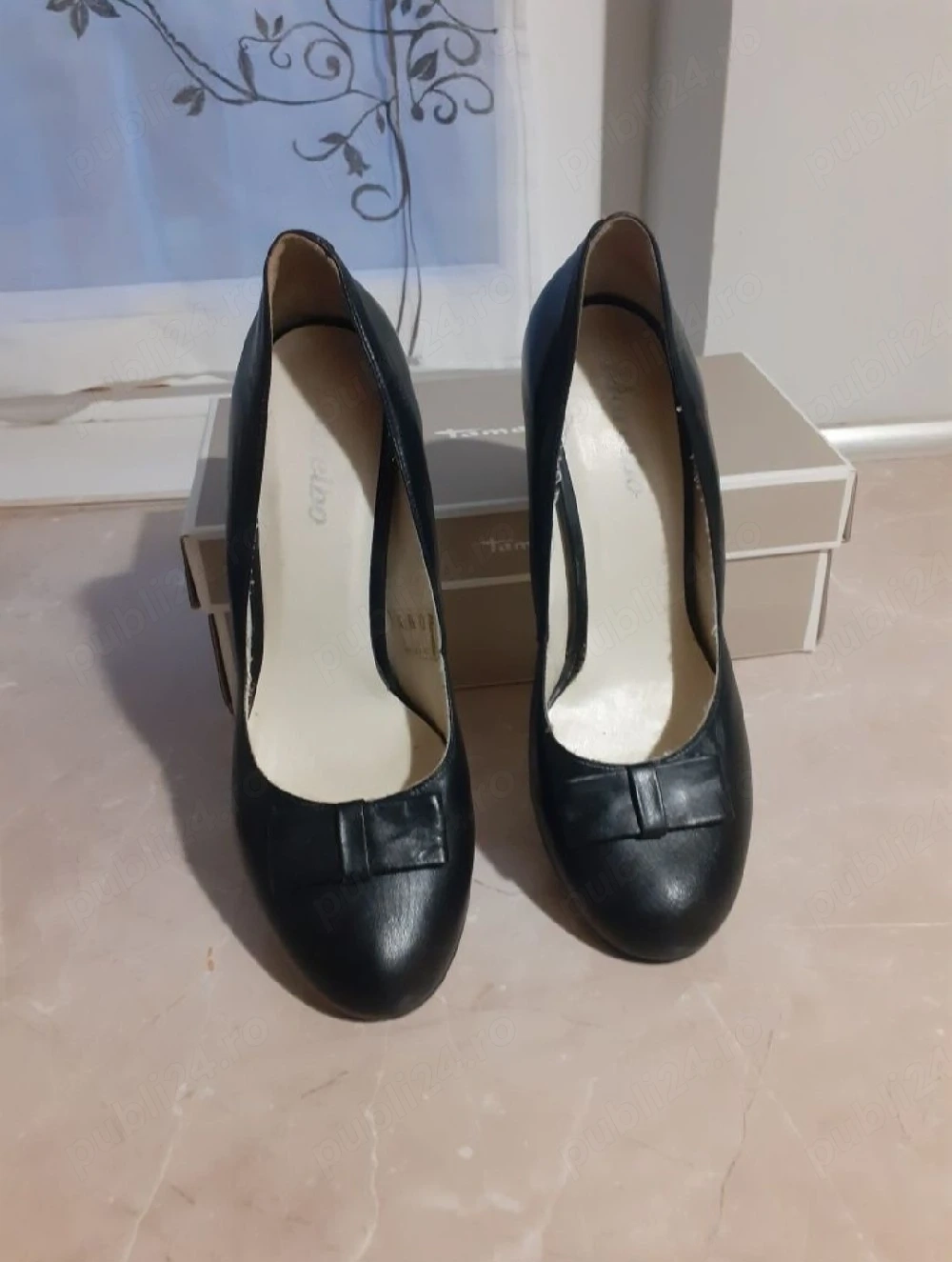 Pantofi cu toc Marelbo din piele