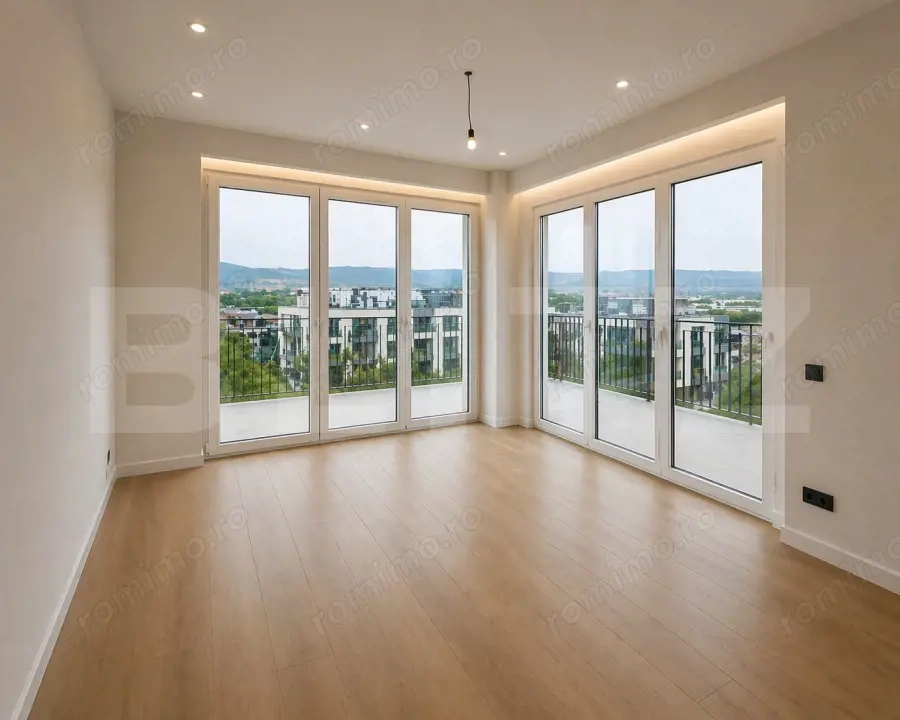 Apartament 2 camere, 52mp, terasa 73mp, finisat, zona Donath