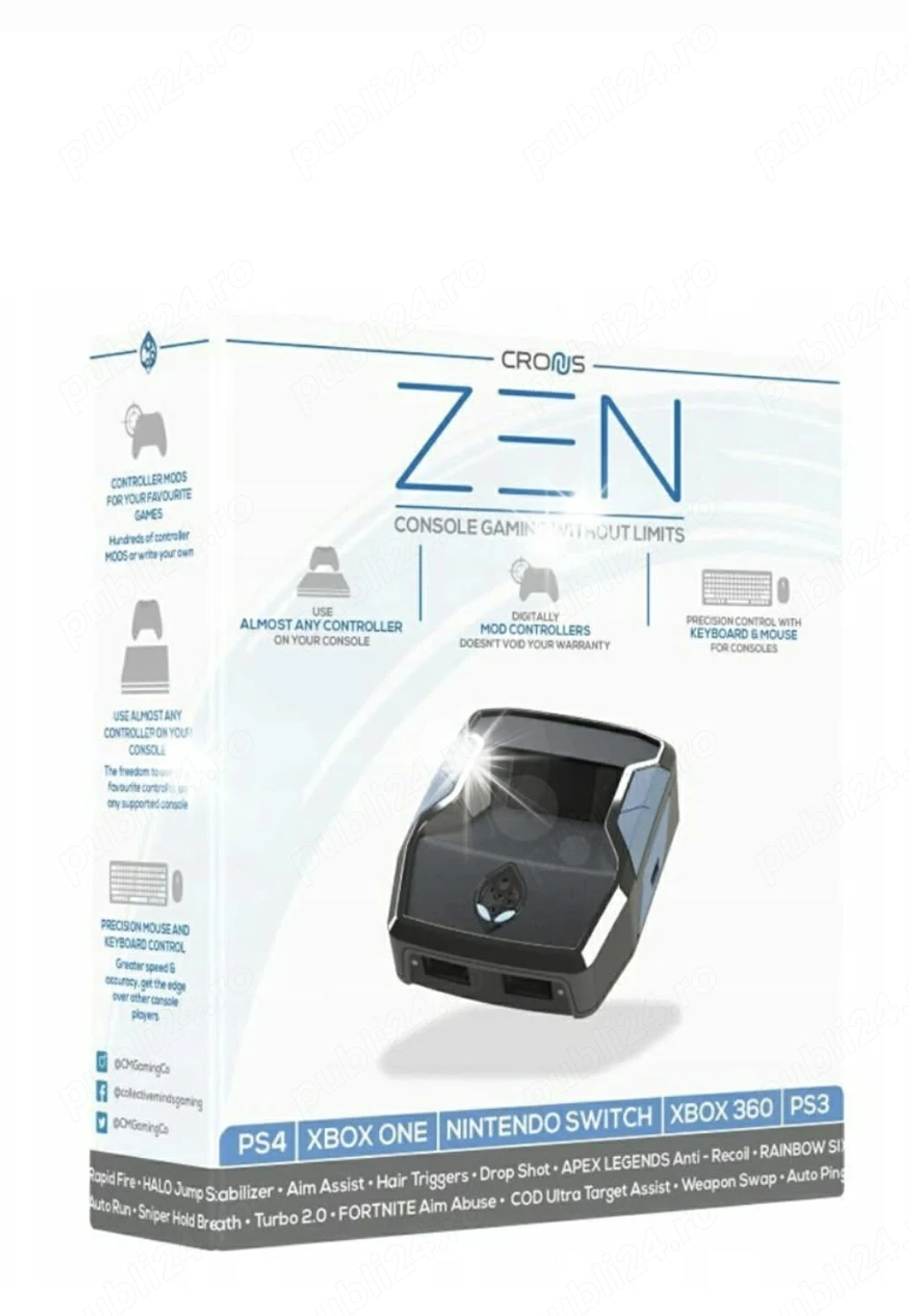 Configurat pt ps5 cu 5 scripturi pentru call off duty bo7